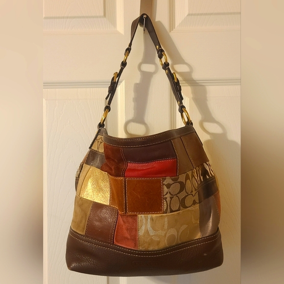 Coach Handbags - Vintage Coach Women’s Patchwork Holiday Hobo bag